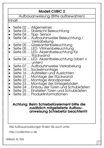 Reklamationsbericht - Collection C