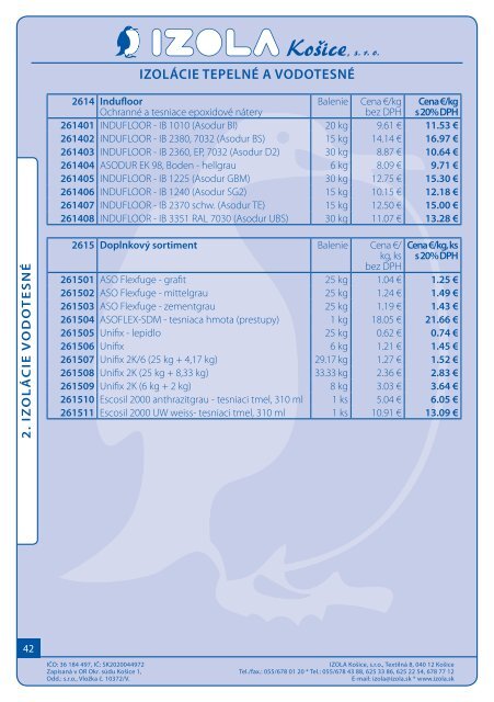 Komplet cennik A5.pdf - Izola