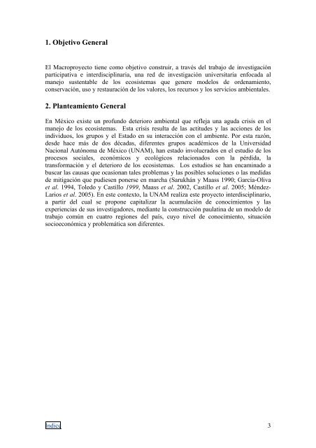 Documento del Informe 2005-2007 - Facultad de Estudios ...
