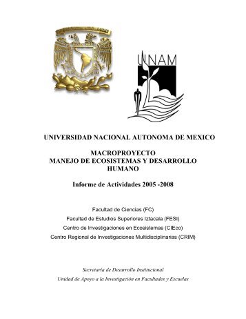 UNIVERSIDAD NACIONAL AUTONOMA DE MEXICO ...