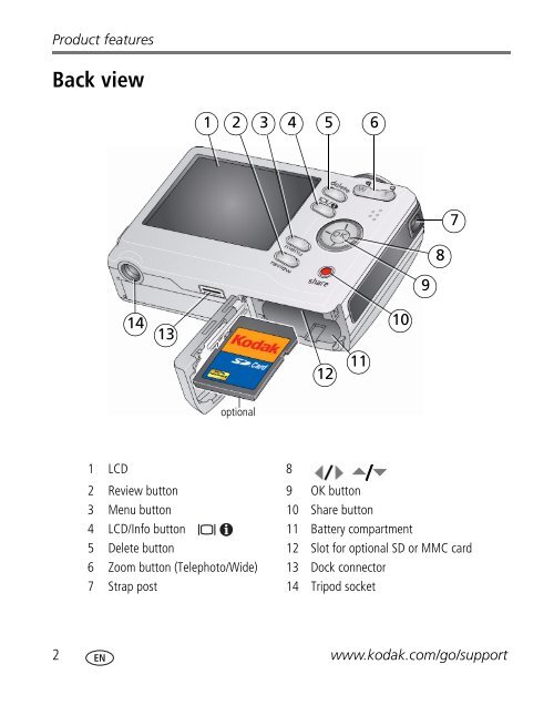 Kodak Easyshare C613 zoom digital camera