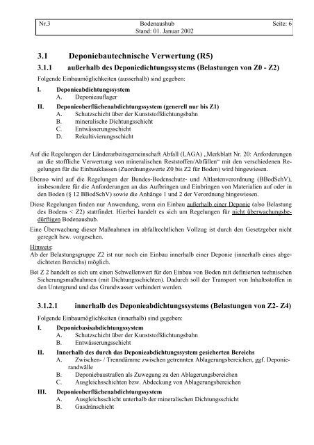 Arbeitshilfe Verwertung Nr. 3