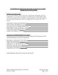 Forms Page 1 of 29 AUTHORIZED SERVICING DEALER