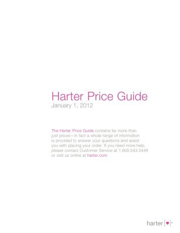 Harter Price Guide - Izzy+