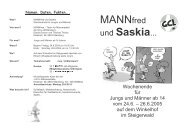 MANNfred und Saskia... - J-GCL Bamberg