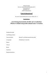Unterrichtsentwurf Auswirkung horizontaler KrÃ¤fte ... - J-vogedes.de