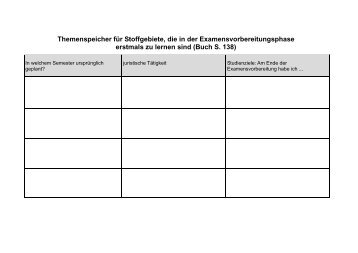 Themenspeicher fÃ¼r Stoffgebiete, die in der ... - Ja-Aktuell