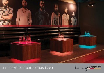 Loungekonzept LED CONTRACT COLLECTION | 2014