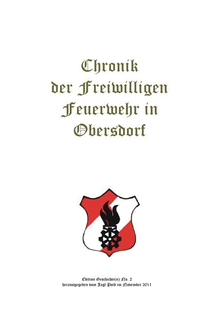 Obersdorfer Feuerwehrchronik