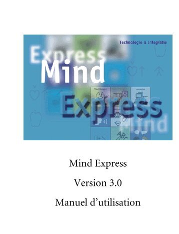 Mind Express Version 3.0 Manuel d'utilisation