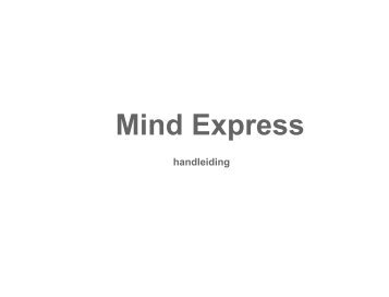 Mind Express - Standaard Hosting Pagina