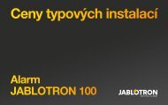 Ceny typových instalací (.pdf) - Jablotron