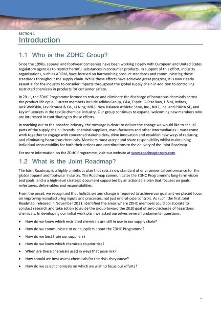 The ZDHC Joint Roadmap - Jack Wolfskin