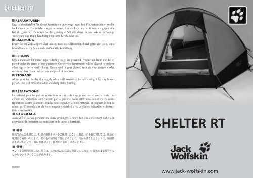 3434 z-Shelter RT.qxd - Jack Wolfskin