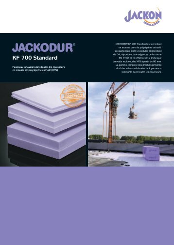 JACKODUR KF 700 Standard SF - Jackon Insulation