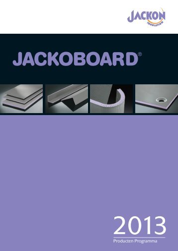 JACKOBOARD Producten Programma - Jackon Insulation