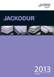 JACKODUR Catalogue - Jackon Insulation