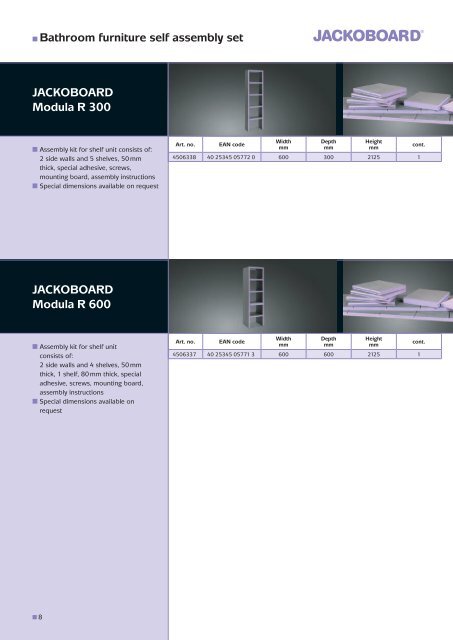 JACKOBOARD Catalogue - Jackon Insulation