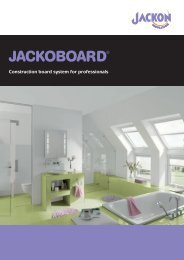 Construction board system for professionals - Jackon Insulation