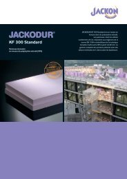 JACKODUR KF 300 Standard - Jackon Insulation