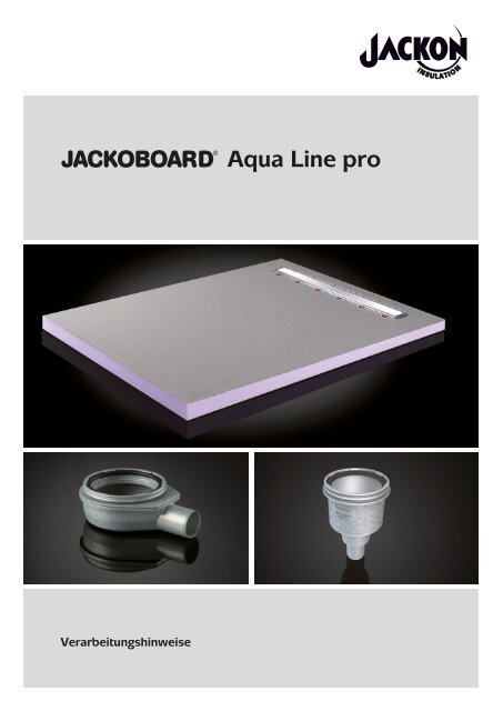 JACKOBOARD Aqua Line pro - Jackon Insulation