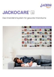 JACKOCARE BroschÃ¼re - Jackon Insulation