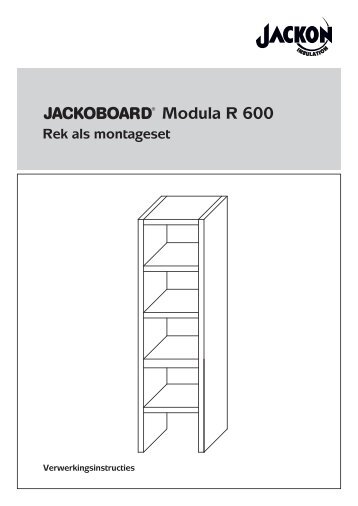 JACKOBOARD Modula R600 - Jackon Insulation