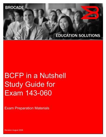 BCFP in a Nutshell Study Guide for Exam 143-060 - Brocade