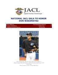 national jacl gala to honor don wakamatsu - Japanese American ...