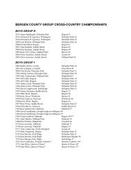 bergen county group cross-country championships - Jacob Brown's ...