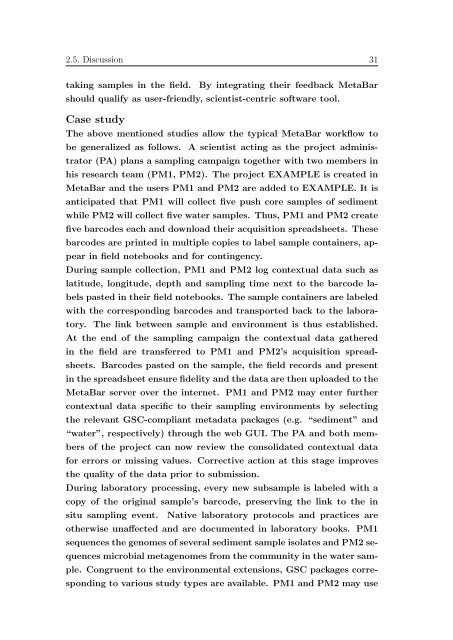 Data integration in microbial genomics ... - Jacobs University