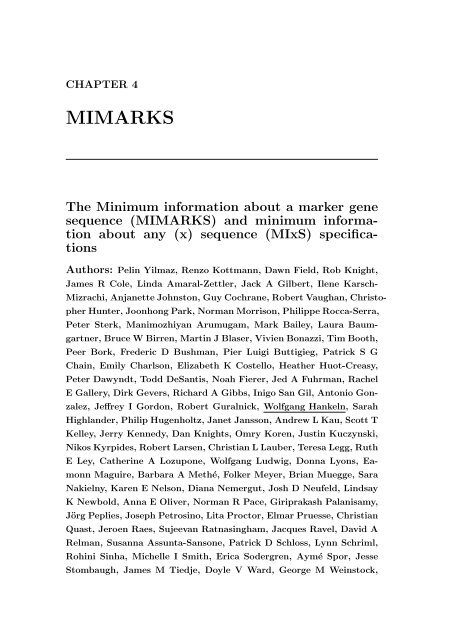 Data integration in microbial genomics ... - Jacobs University