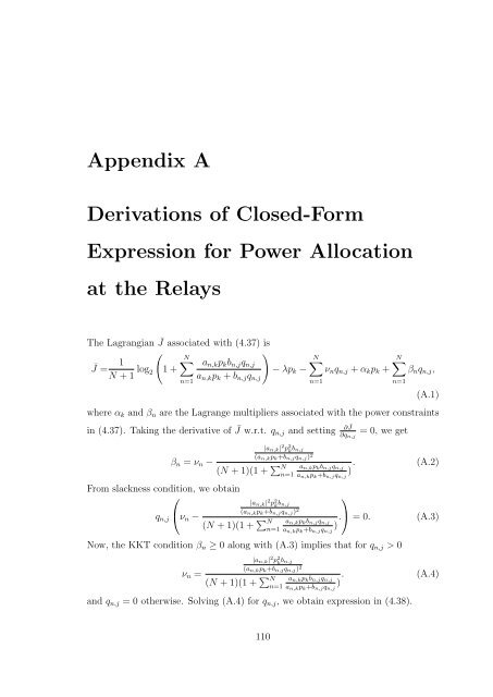 Resource Allocation in OFDM Based Wireless Relay Networks ...