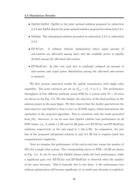 Resource Allocation in OFDM Based Wireless Relay Networks ...