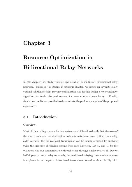 Resource Allocation in OFDM Based Wireless Relay Networks ...