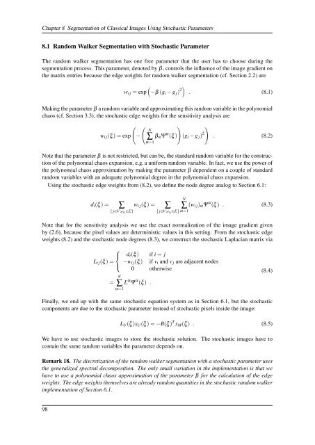 Segmentation of Stochastic Images using ... - Jacobs University