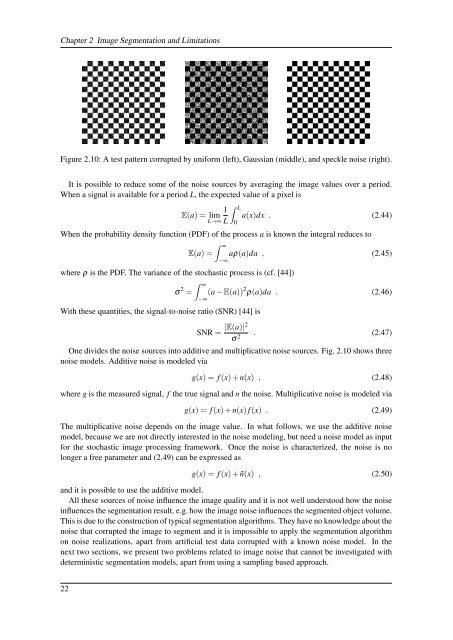 Segmentation of Stochastic Images using ... - Jacobs University