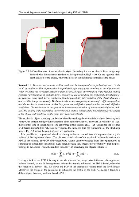 Segmentation of Stochastic Images using ... - Jacobs University