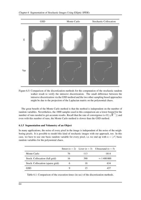 Segmentation of Stochastic Images using ... - Jacobs University