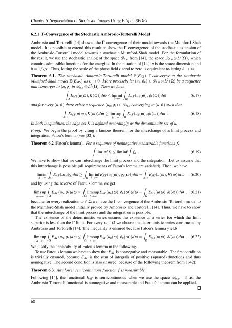 Segmentation of Stochastic Images using ... - Jacobs University