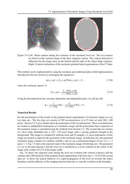 Segmentation of Stochastic Images using ... - Jacobs University