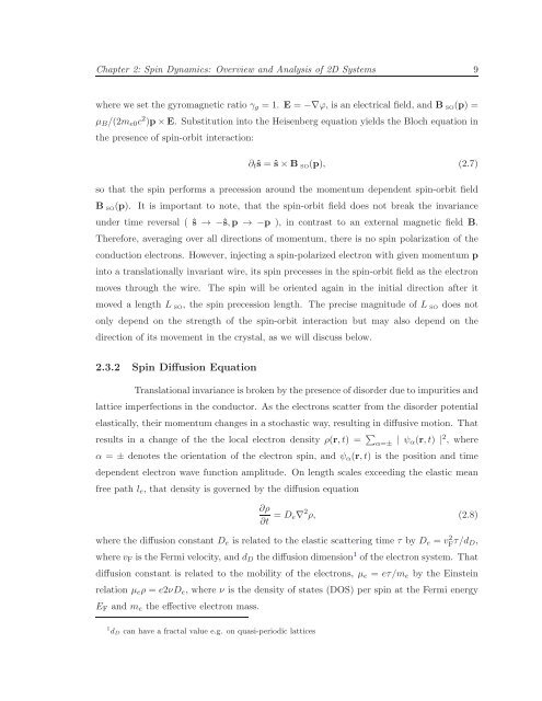 Itinerant Spin Dynamics in Structures of ... - Jacobs University