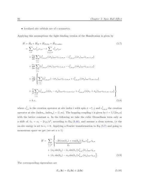 Itinerant Spin Dynamics in Structures of ... - Jacobs University