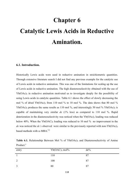 Improved Methodology for the Preparation of Chiral Amines