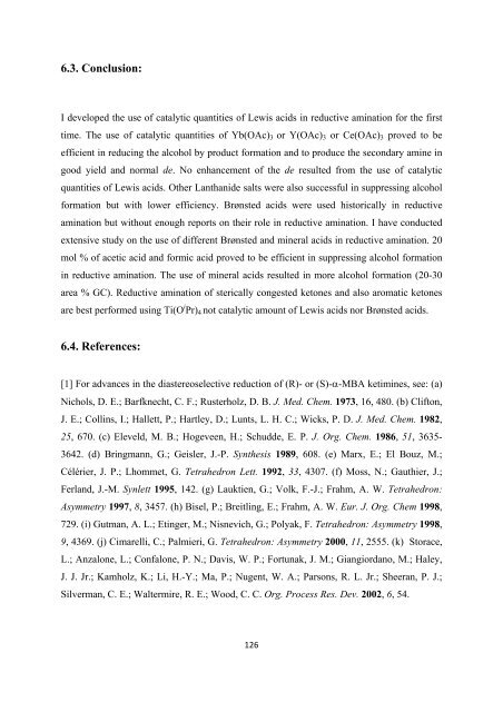 Improved Methodology for the Preparation of Chiral Amines