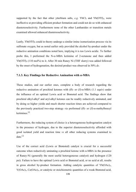 Improved Methodology for the Preparation of Chiral Amines