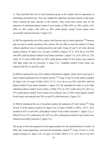 Improved Methodology for the Preparation of Chiral Amines