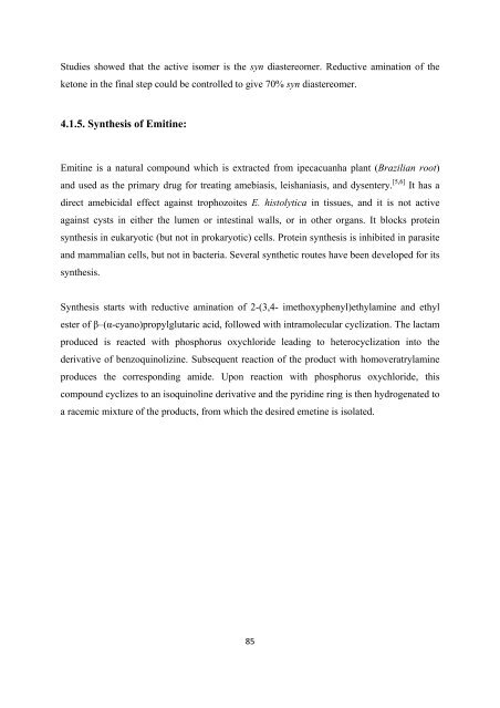 Improved Methodology for the Preparation of Chiral Amines