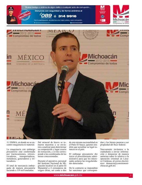 Michoacán Informa - Primera Semana de Marzo 2014