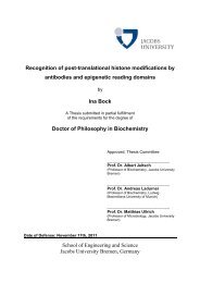 PhD Thesis of Ina Bock - digital version - Jacobs University